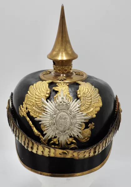 Reuss 96th Infantry Officer Pickelhaube Visuel 1 principal